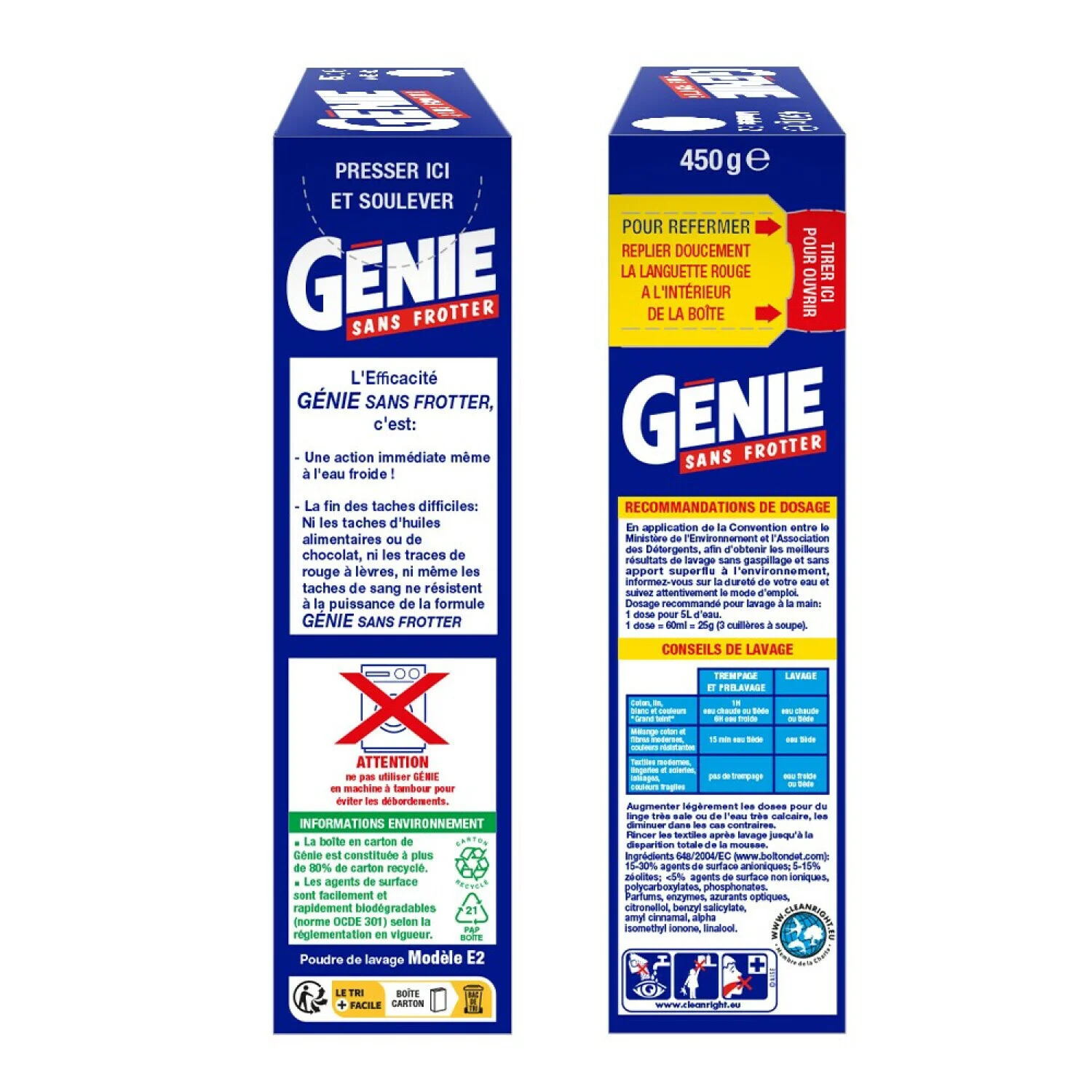 Genie powder hand wash detergent 450g