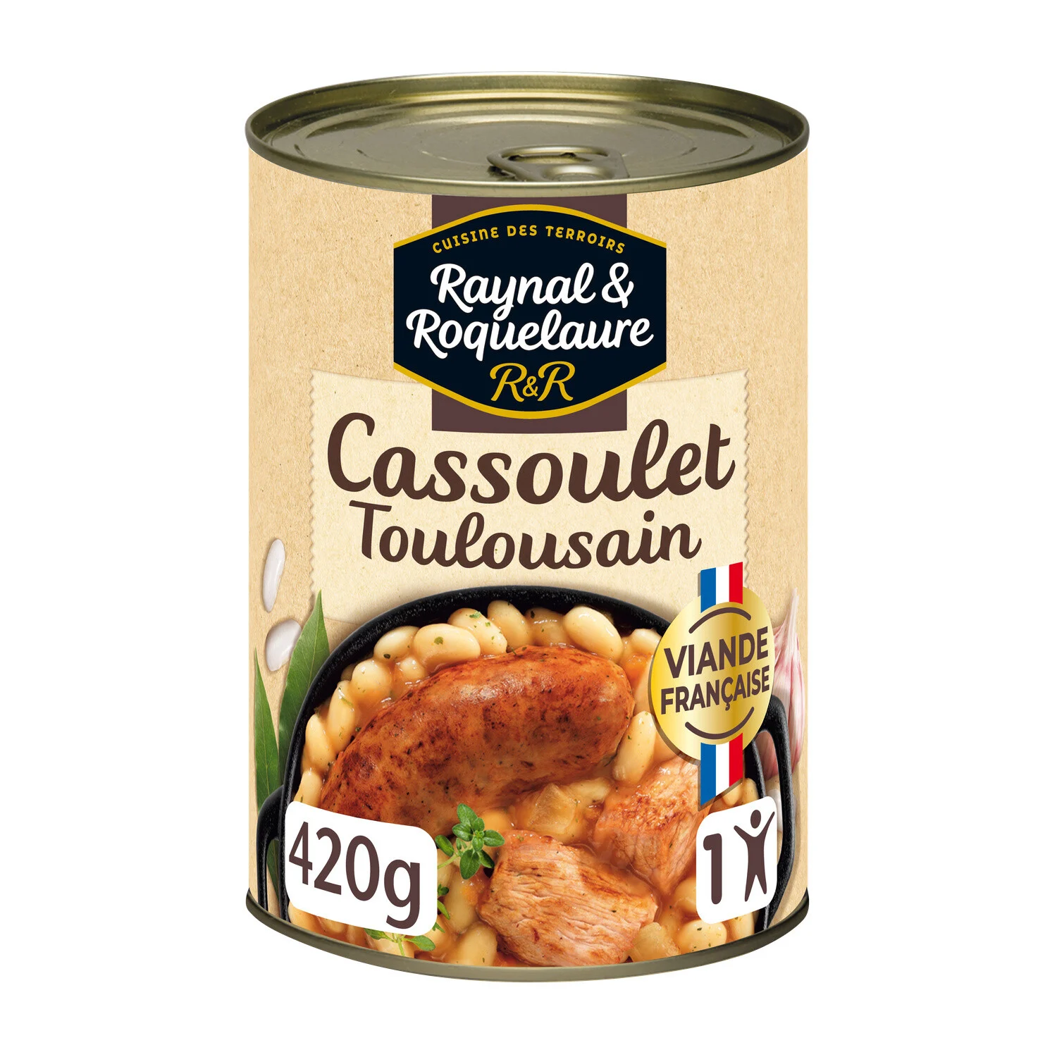 Raynal & Roquelaure Toulouse's Cassoulet with goose fat 420g