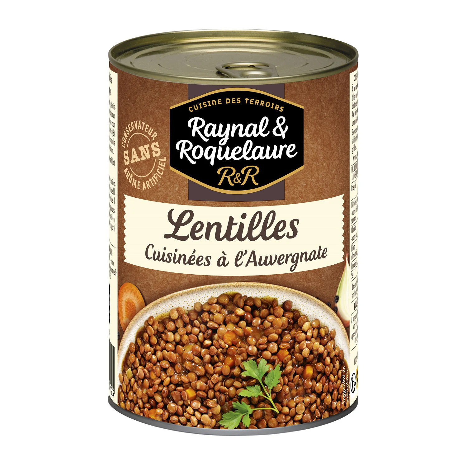 Raynal & Roquelaure Lentils a l'Auvergnate 410g