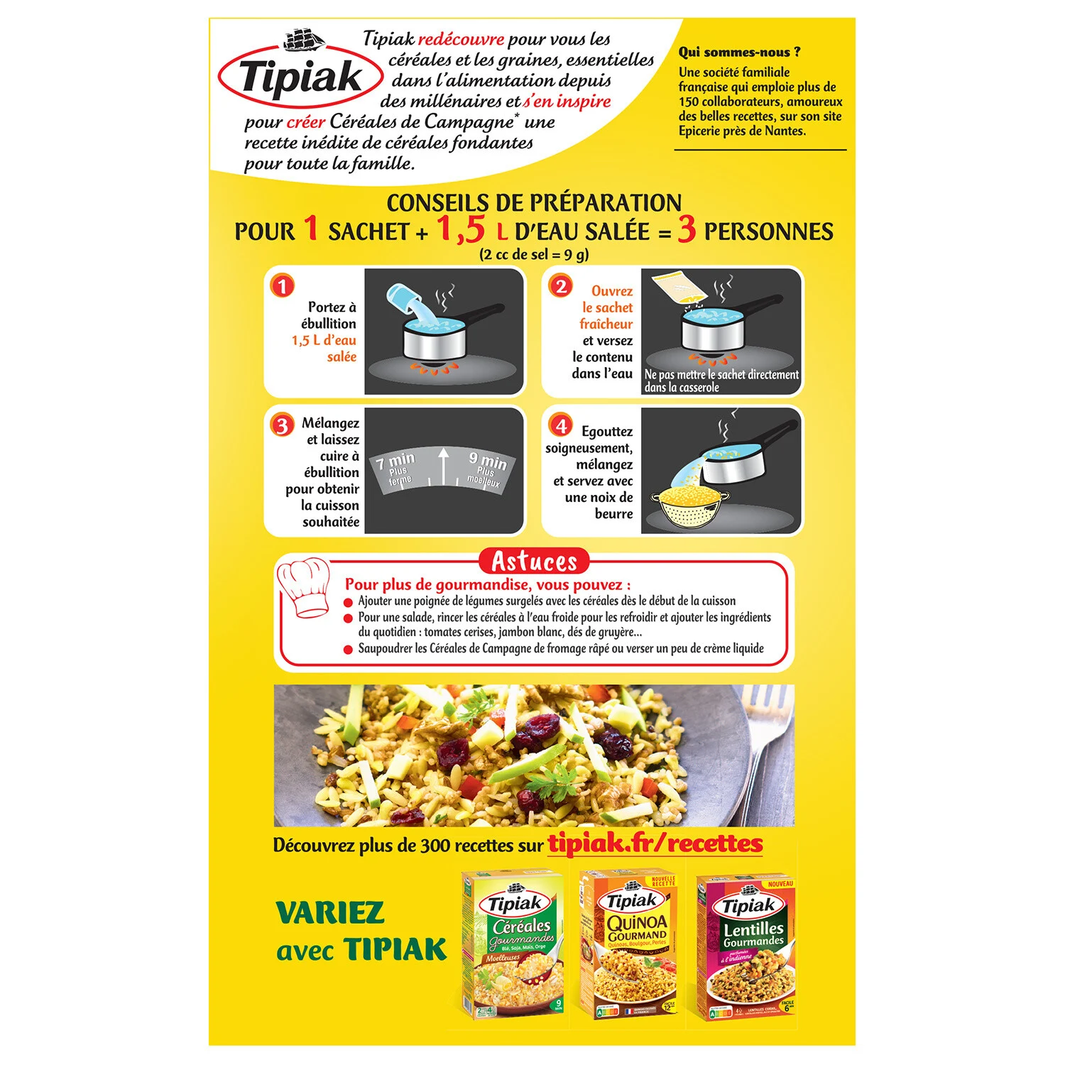 Tipiak Country cereals 330g