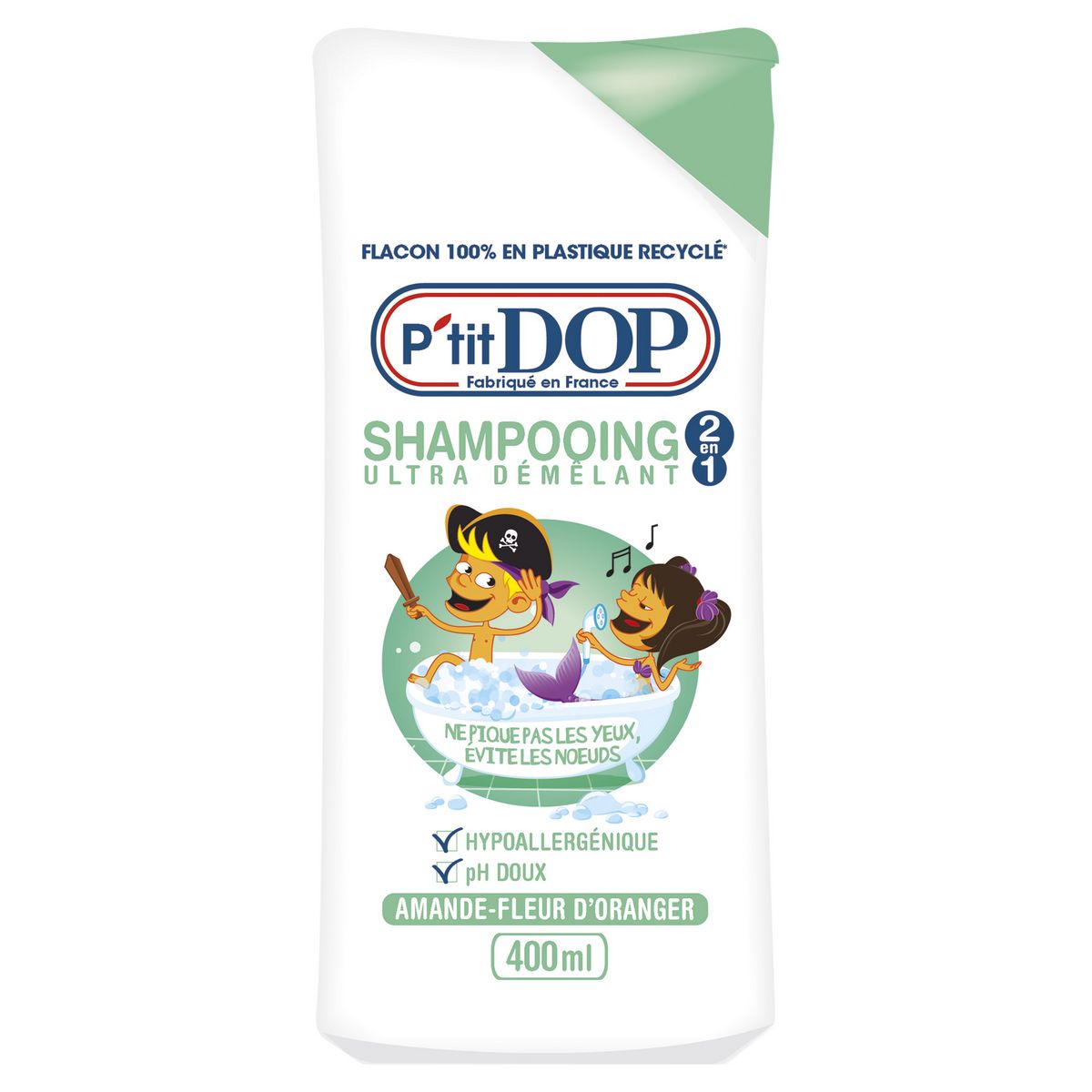 DOP P'tit Dop Shampoo Conditioner Almond & Orange Blosson 2 in 1 400ml