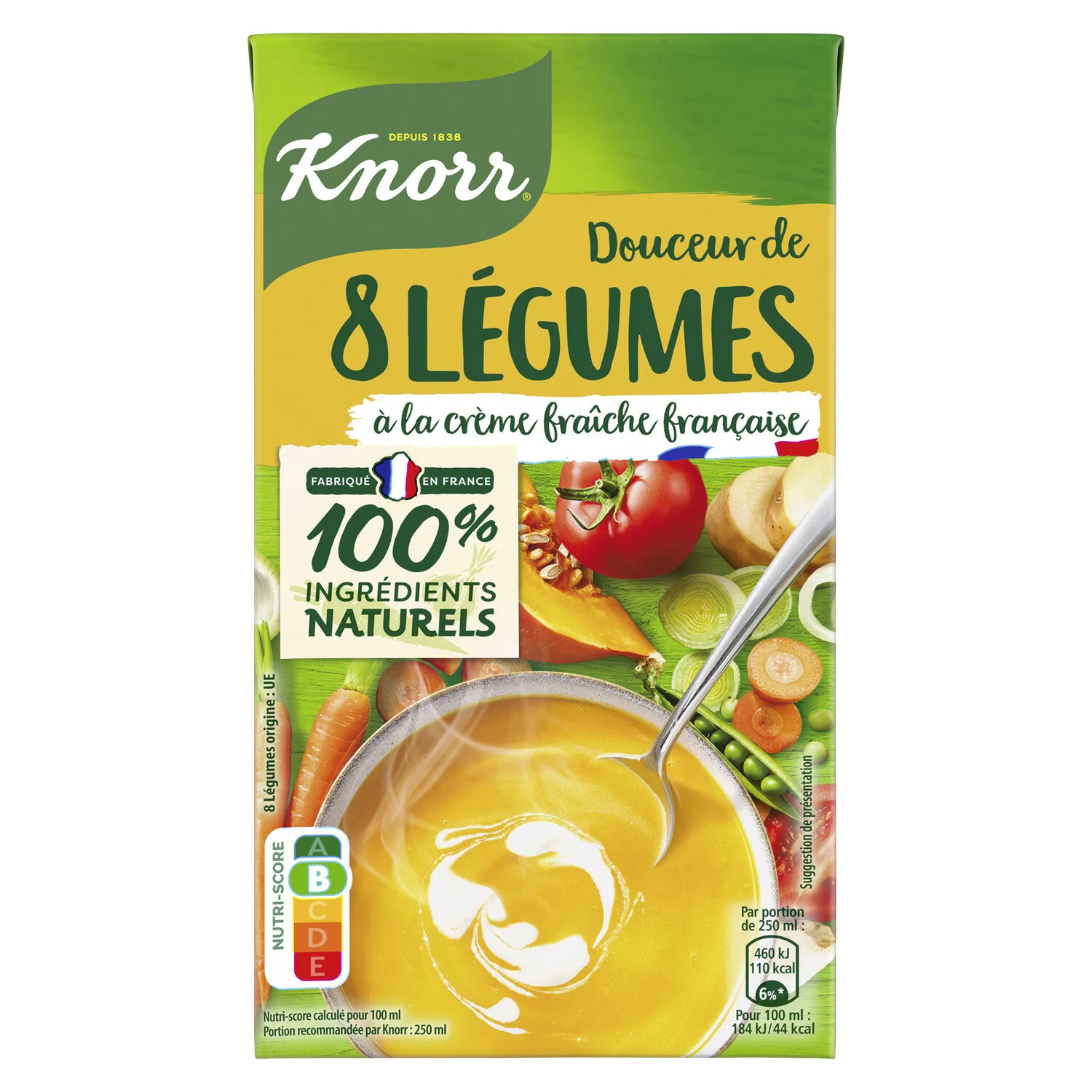 Knorr 8 Vegetables soup with creme fraiche 1L