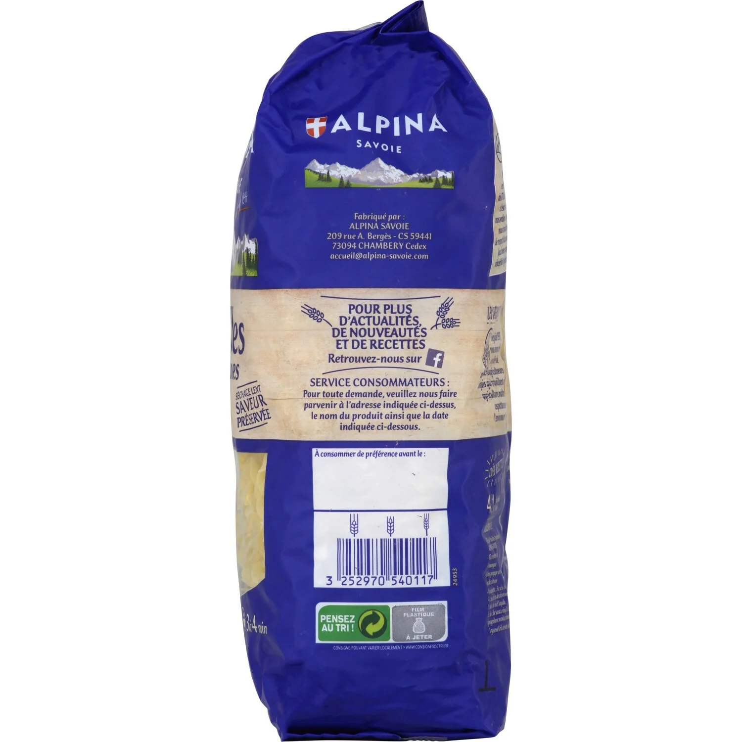 Alpina Pasta Noodles Savoisiennes 500g