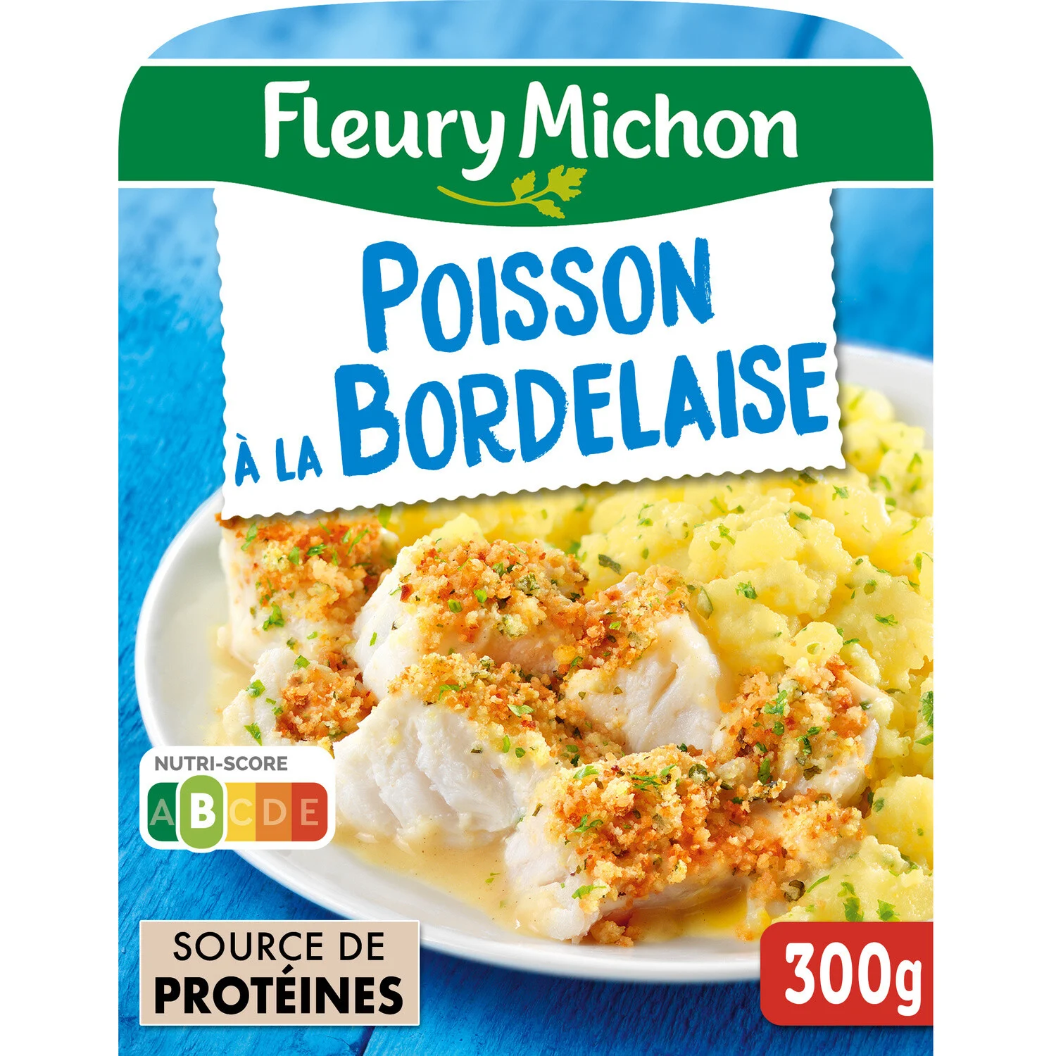 Fleury Michon Bordelaise style fish with crushed potatoes 300g