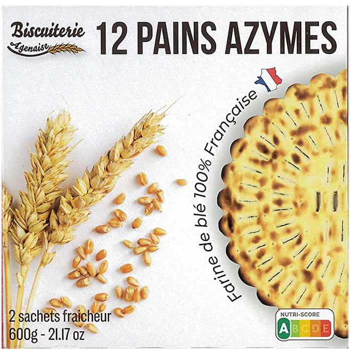Biscuiterie Agenaise Azymes Bread x 12 600g