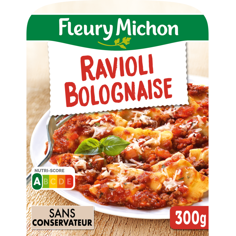Fleury Michon 100% pure beef Bolognese ravioli 300g