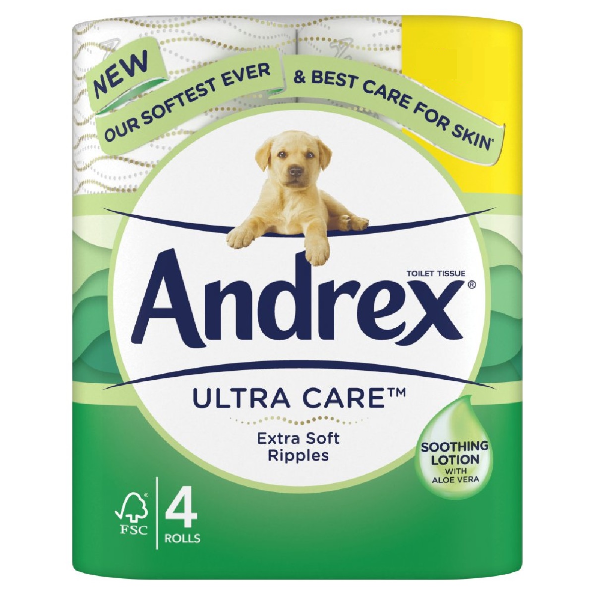 Andrex Ultra Care, 4 Luxury Rolls