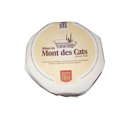 Mont des Cats Trappist monks cheese 45% fat (+/-1.75KG)*