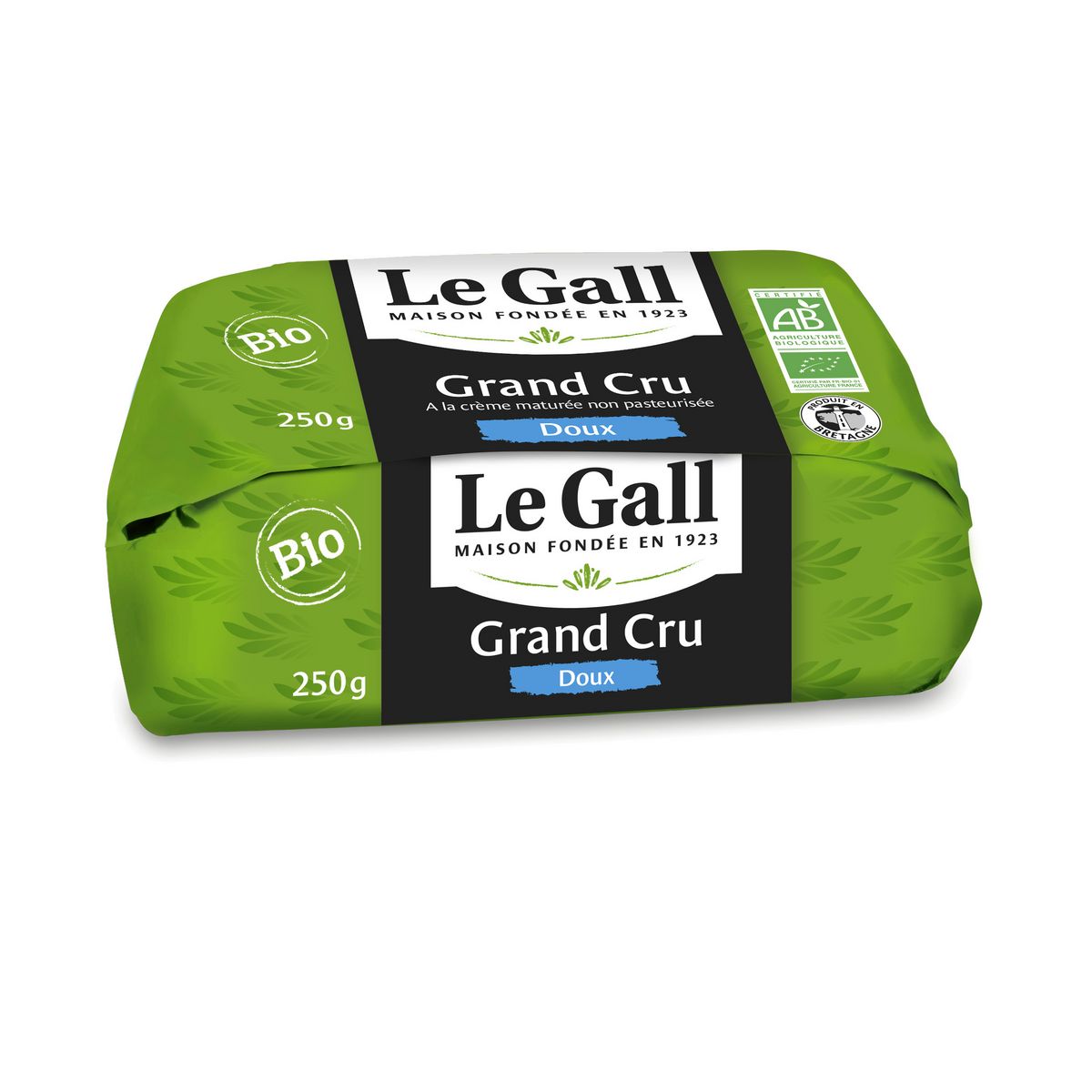 Le Gall grand cru organic unpasteurized soft churned unsalted butter 250g