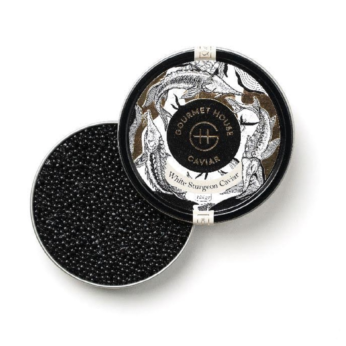 Italian White Sturgeon Caviar - Gourmet house 100g