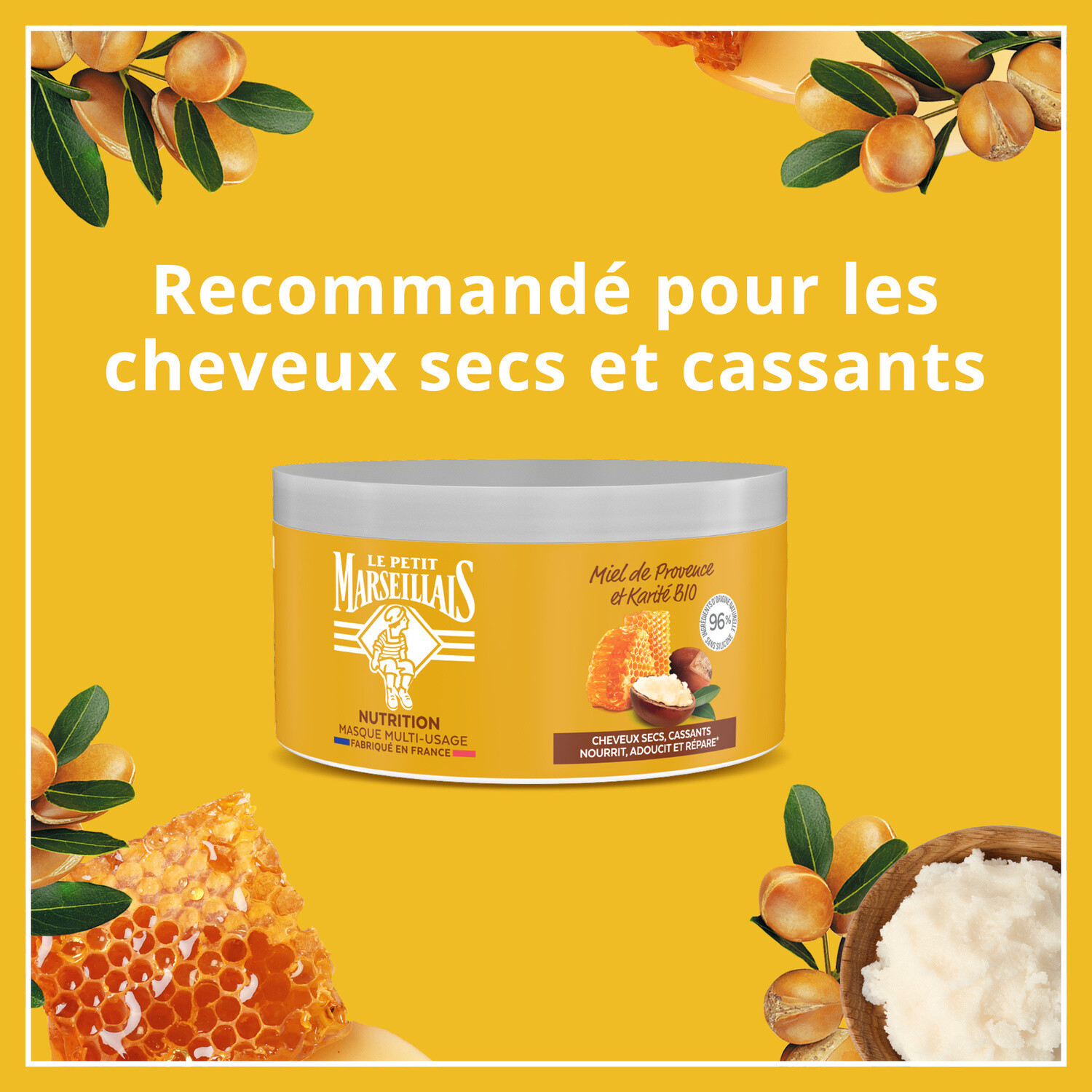 Le Petit Marseillais Masque with Shea butter & Honey 300ml