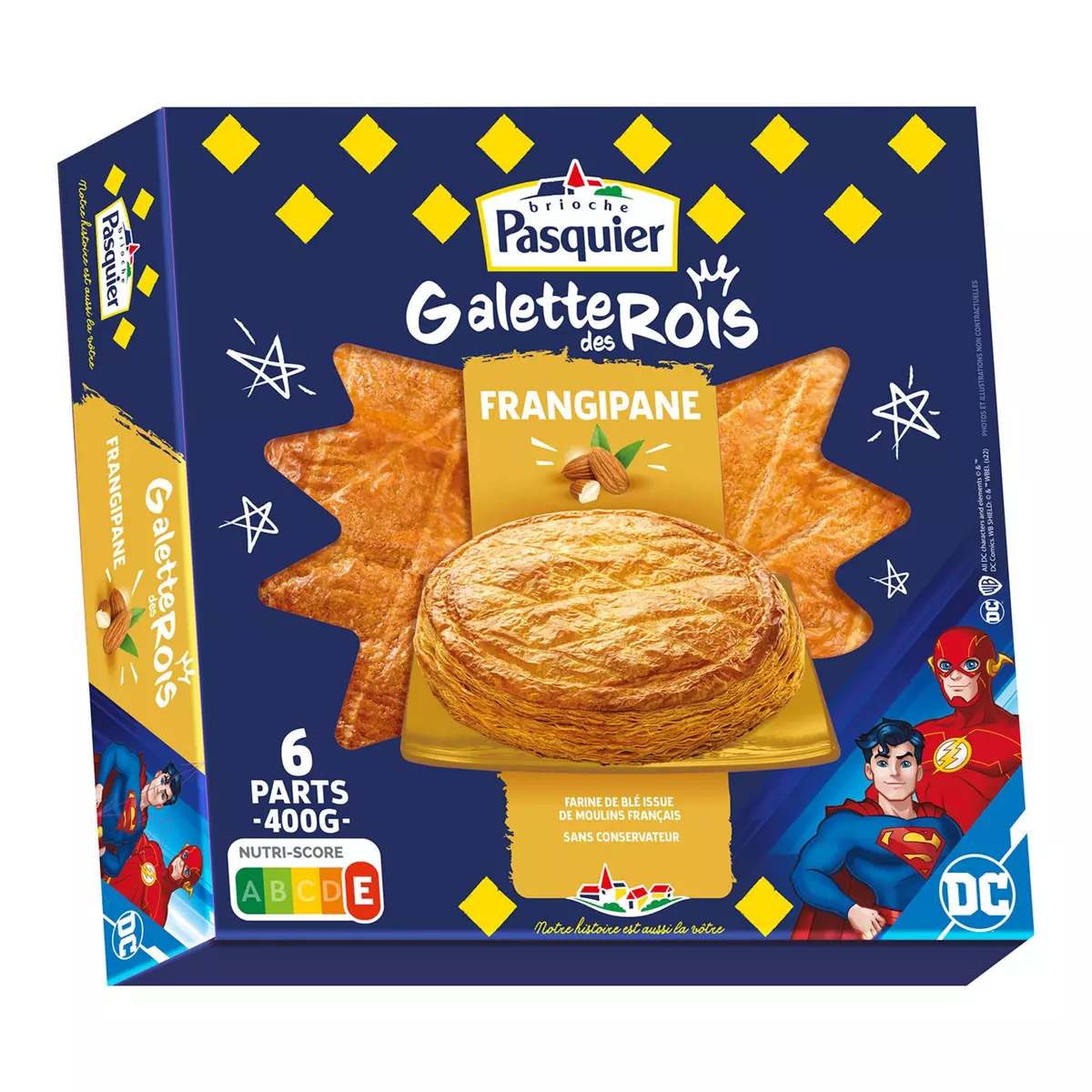 Pasquier King cake filled with almond cream 400g