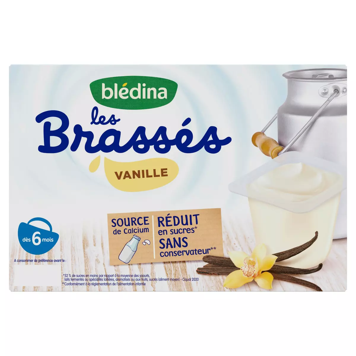 Bledina Brasse vanilla 6x95g from 6 months