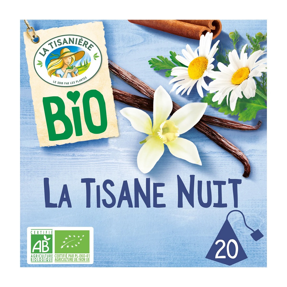 La Tisaniere Organic Night Tisane x20 sachets 30g