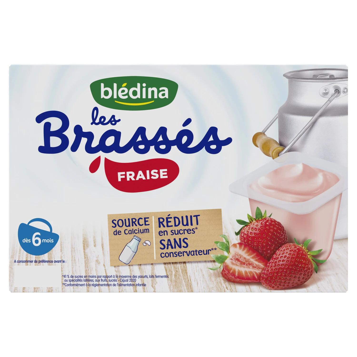 Bledina Brasse Strawberry 6x95g From 6 Months
