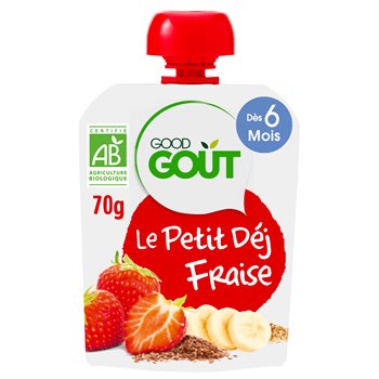 Good Gout Organic Strawberry breakfast from 6 months 70g