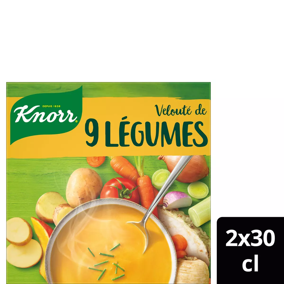 Knorr Veloute 9 vegetables soup 2x30cl