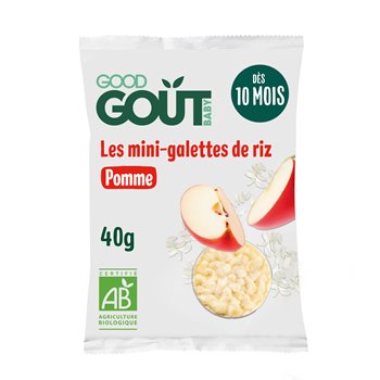 Good Gout Organic Baby cookies rice & apple 40g