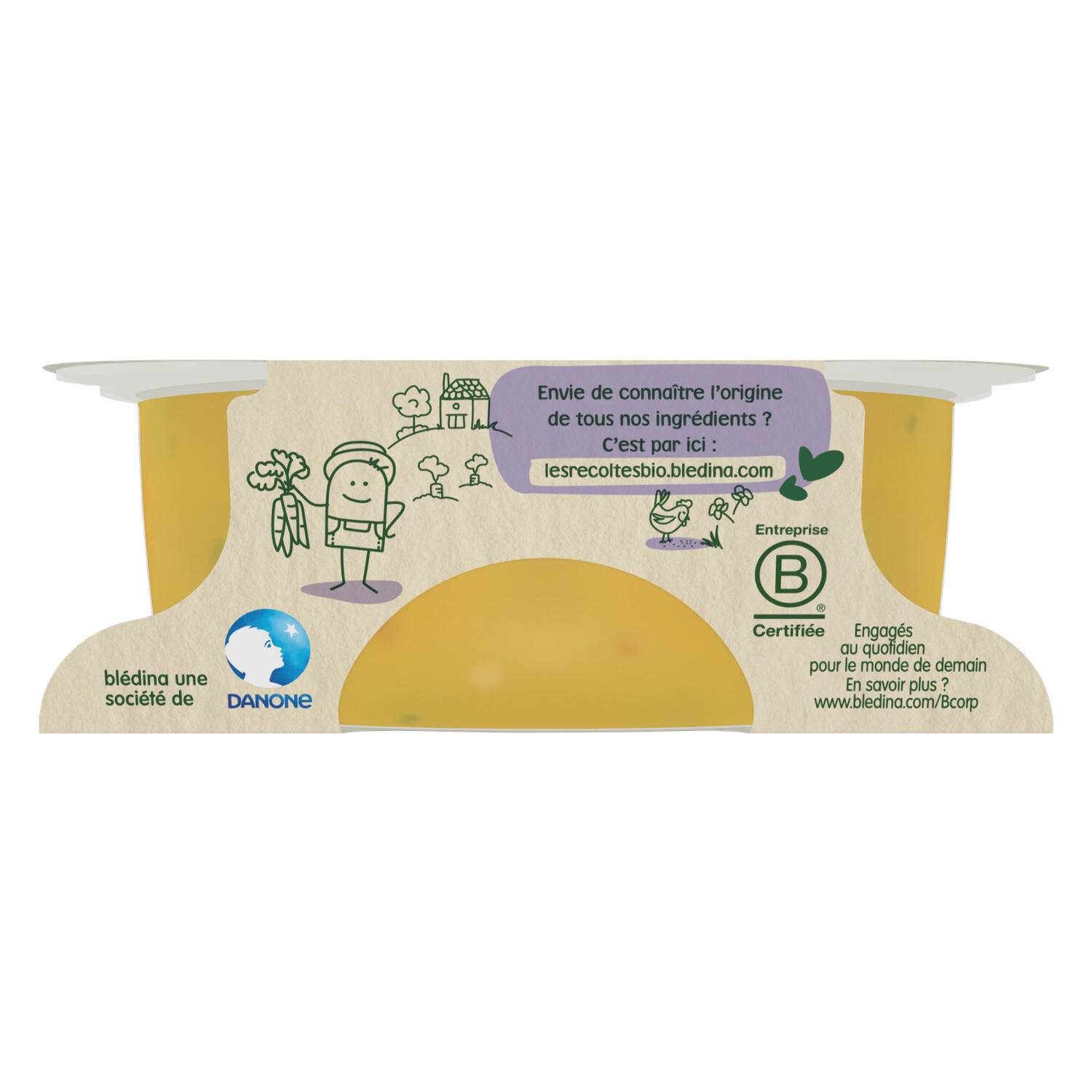 Bledina Organic Garden Vegetables & Potatoes From 12 Months 230g