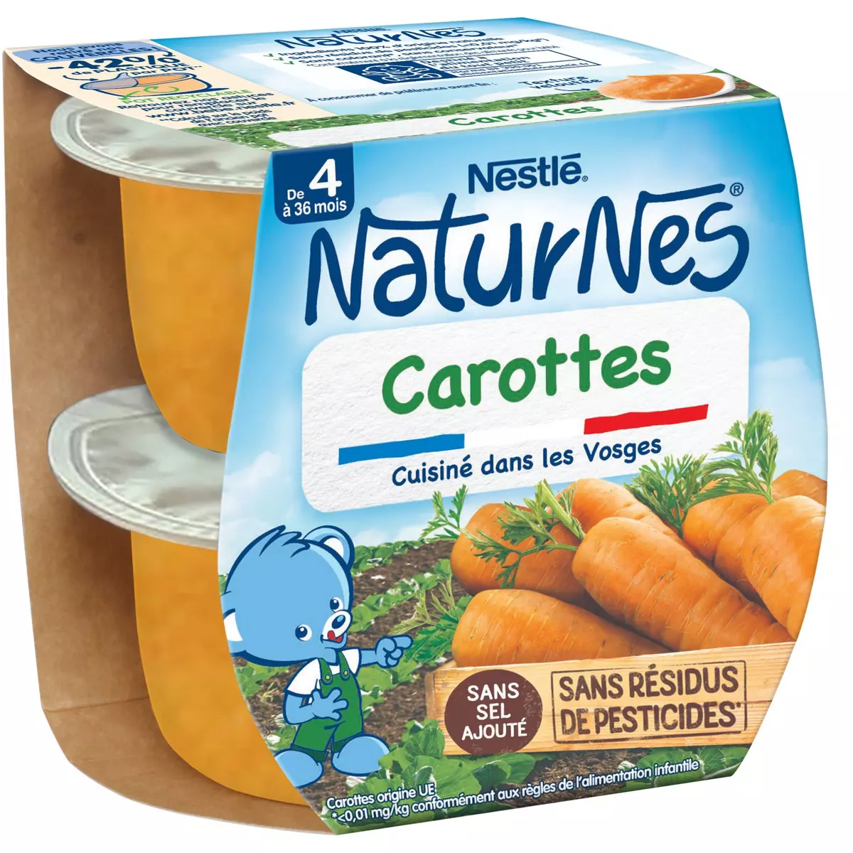 Nestle Naturnes Carrots 2x130g from 4 months
