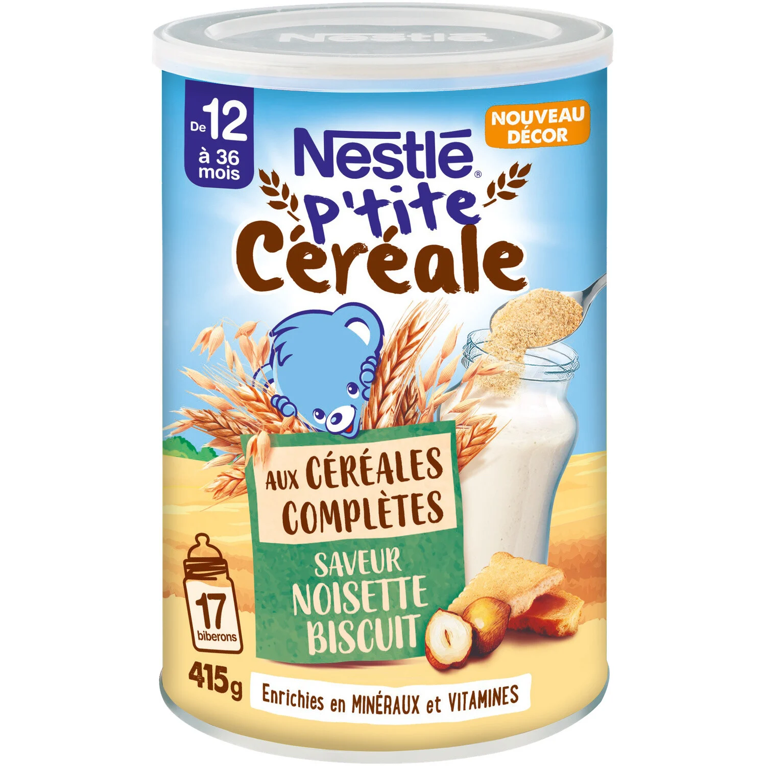 Nestle Cereal Hazelnut Biscuit form 12 months 415g