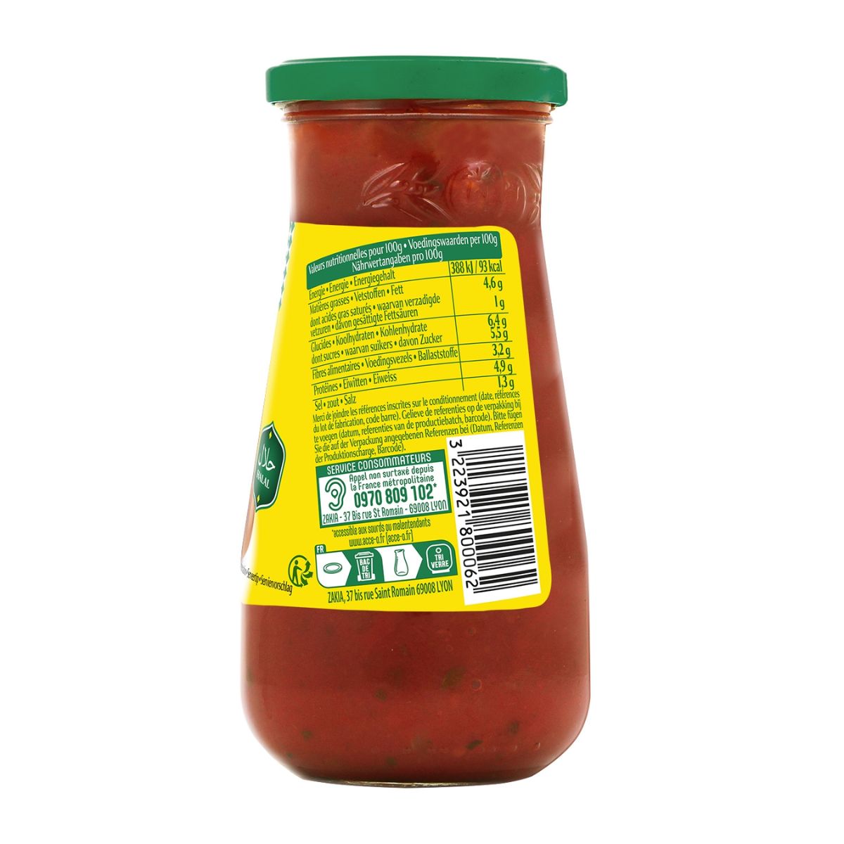 Bolognaise Beef Sauce Halal Zakia 400g