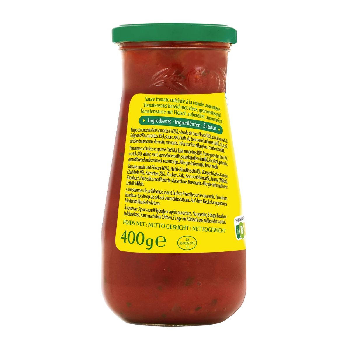 Bolognaise Beef Sauce Halal Zakia 400g