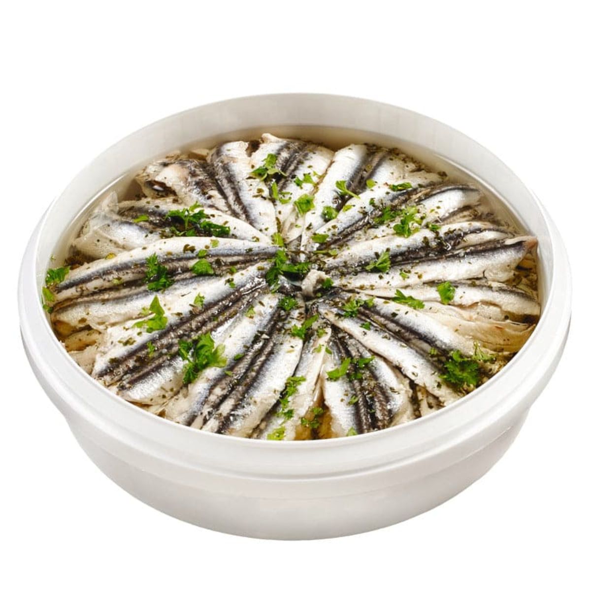 Chef Anchovies marinated with garlic and parsley 1kg