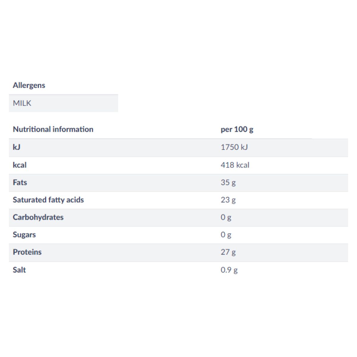 Comte cheese AOP 24 Months (+/-800g)