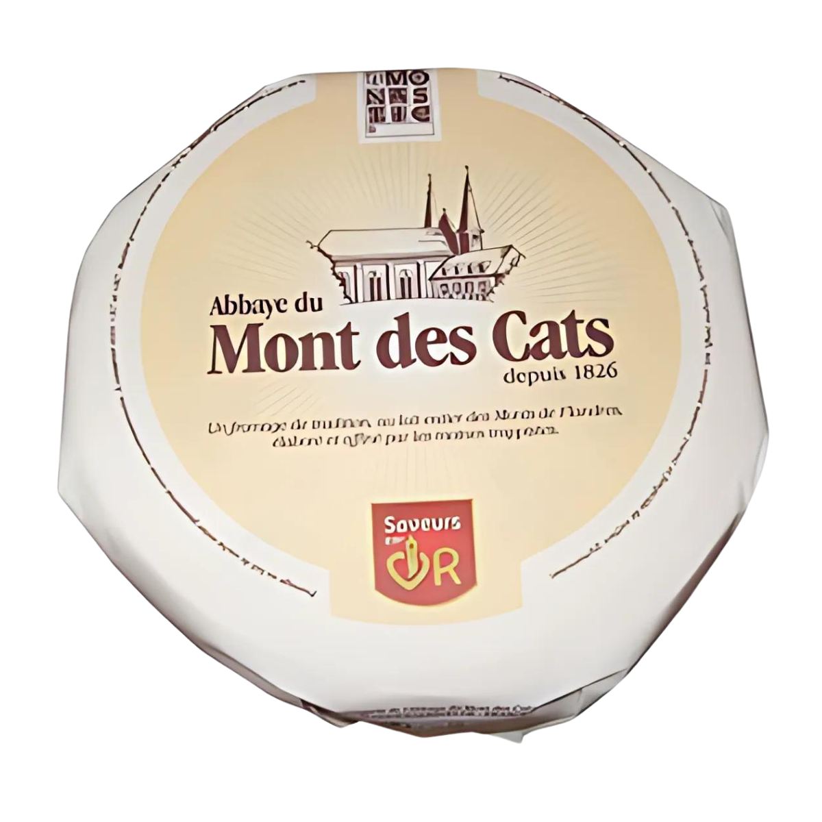 Mont des Cats Trappist monks cheese 45% fat (+/-1.75KG)