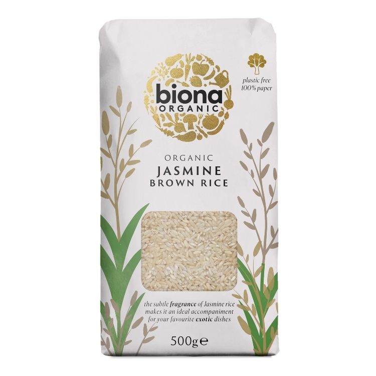 Biona Jasmin Rice Brown Organic 500g