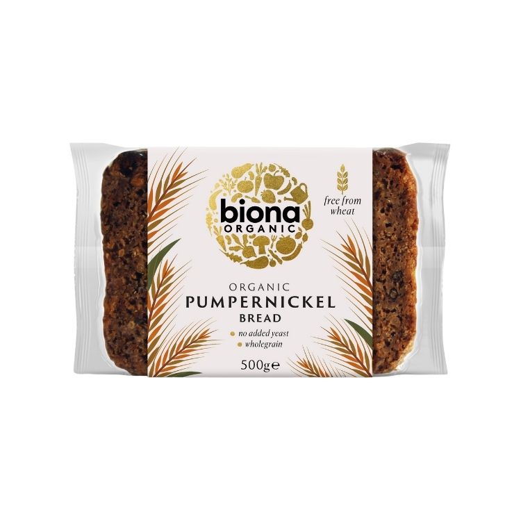 Biona Pumpernickel Rye Bread Organic 500g