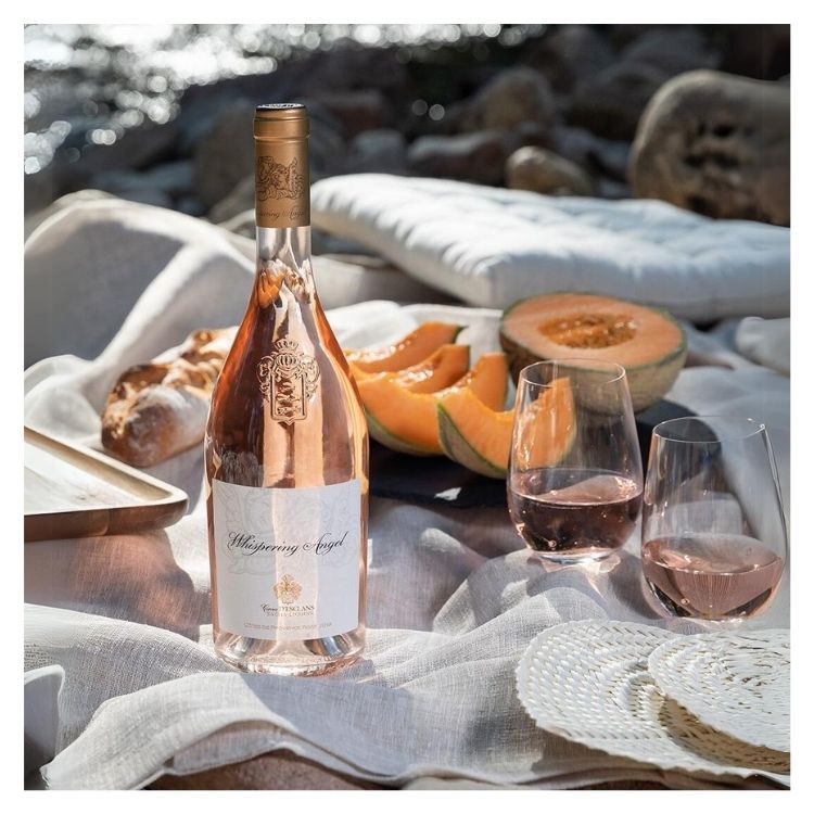 Caves d'Esclans Whispering Angel Cotes-de-Provence Rose Wine 75cl