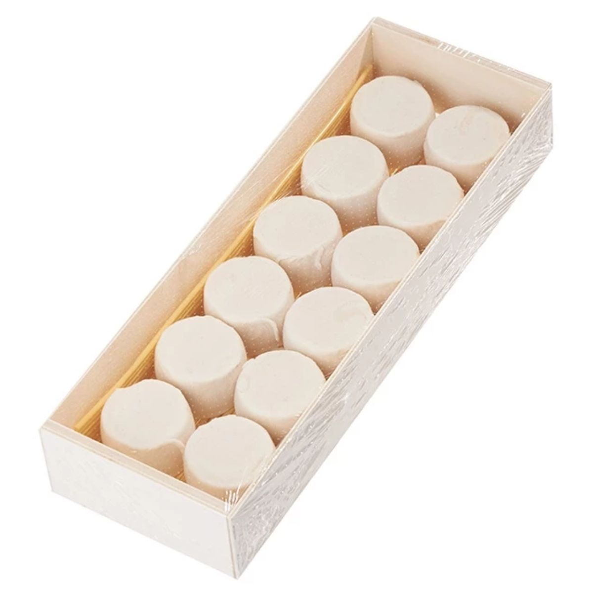 Crottin Goat Cheeses Wood Box X12