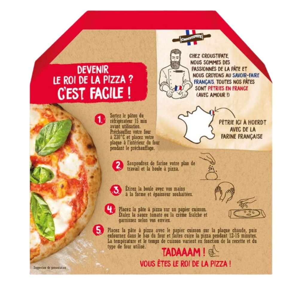Croustipate The Pizza Ball crispy crust 300g