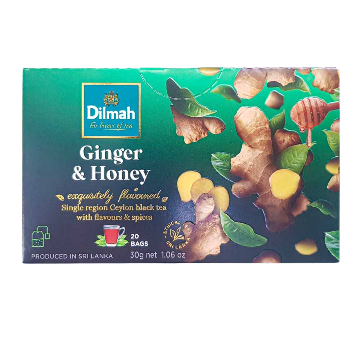 Dilmah - Ginger and Honey Tea 20 bags 30g