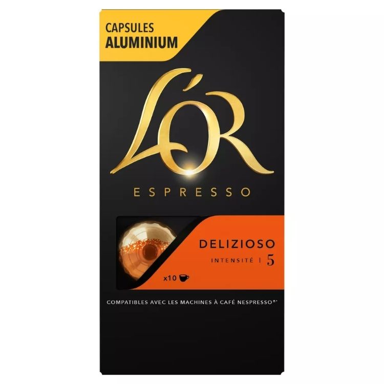 L'Or Espresso Delizioso coffee N°5 Capsules x10 52g