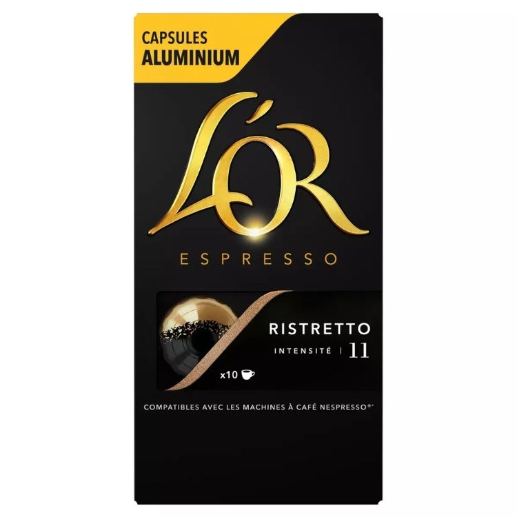 L'Or Espresso Ristretto coffee N°11 Capsules x10 52g