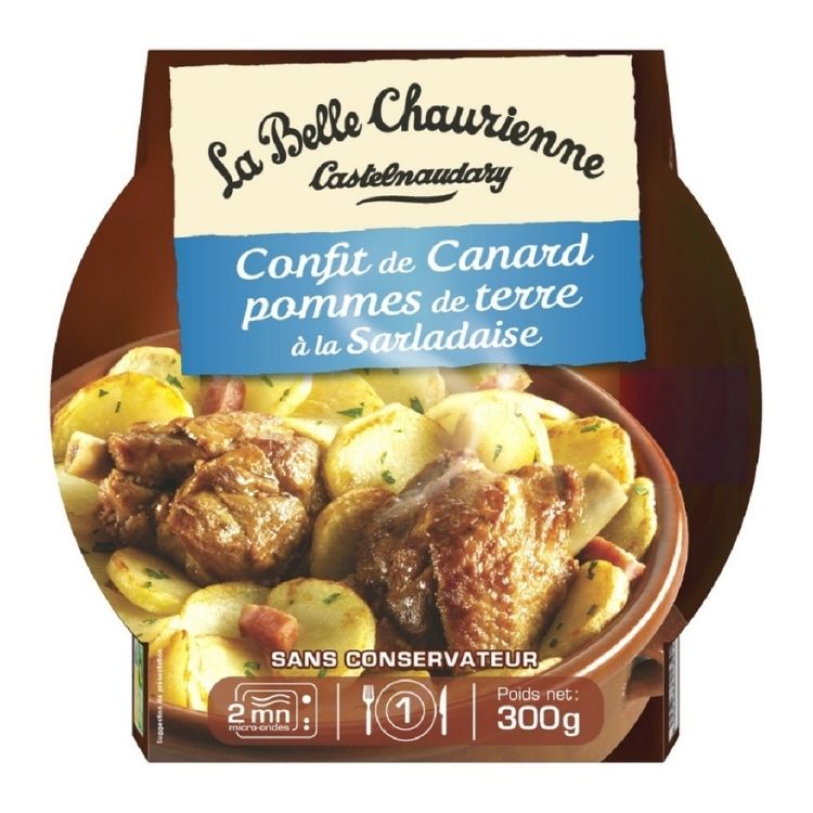 La Belle Chaurienne Duck confit with Salardaises Potatoes 300g