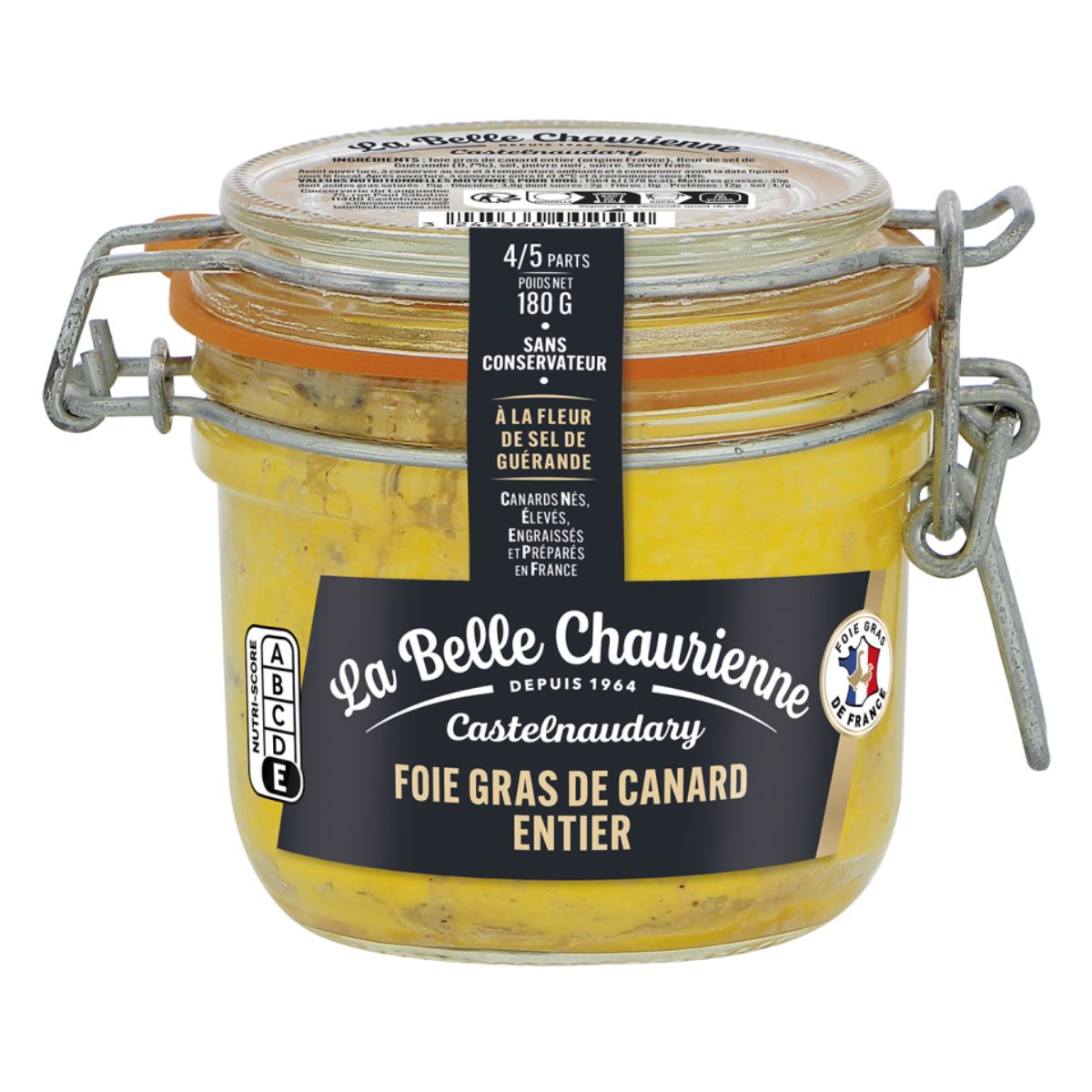 La Belle Chaurienne Whole duck Foie gras 180g