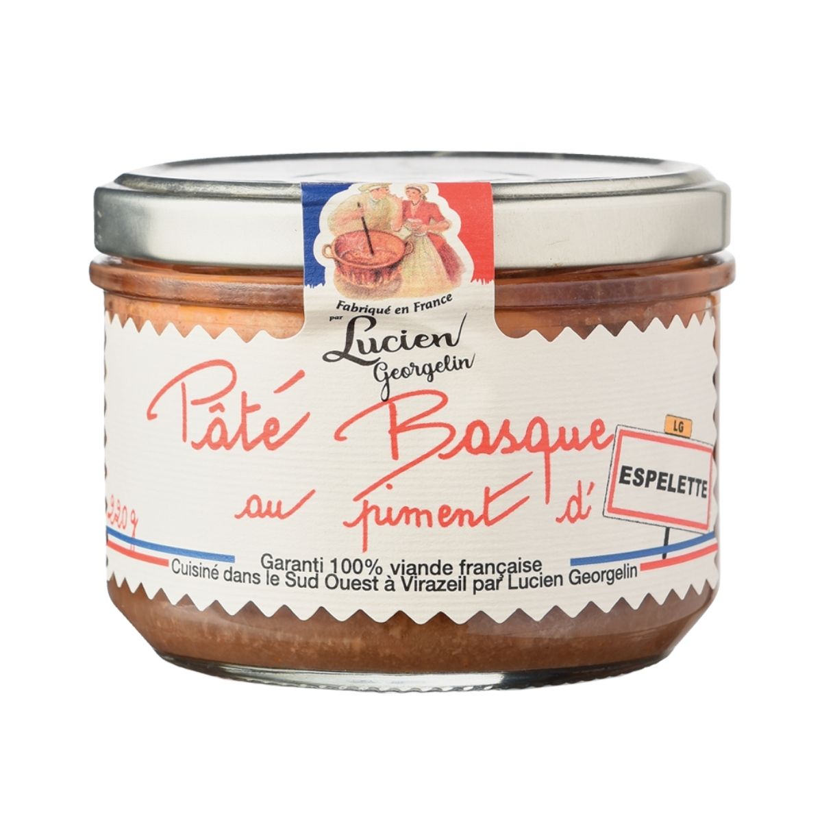 Lucien Georgelin Basque pate with Espelette Pepper 220g