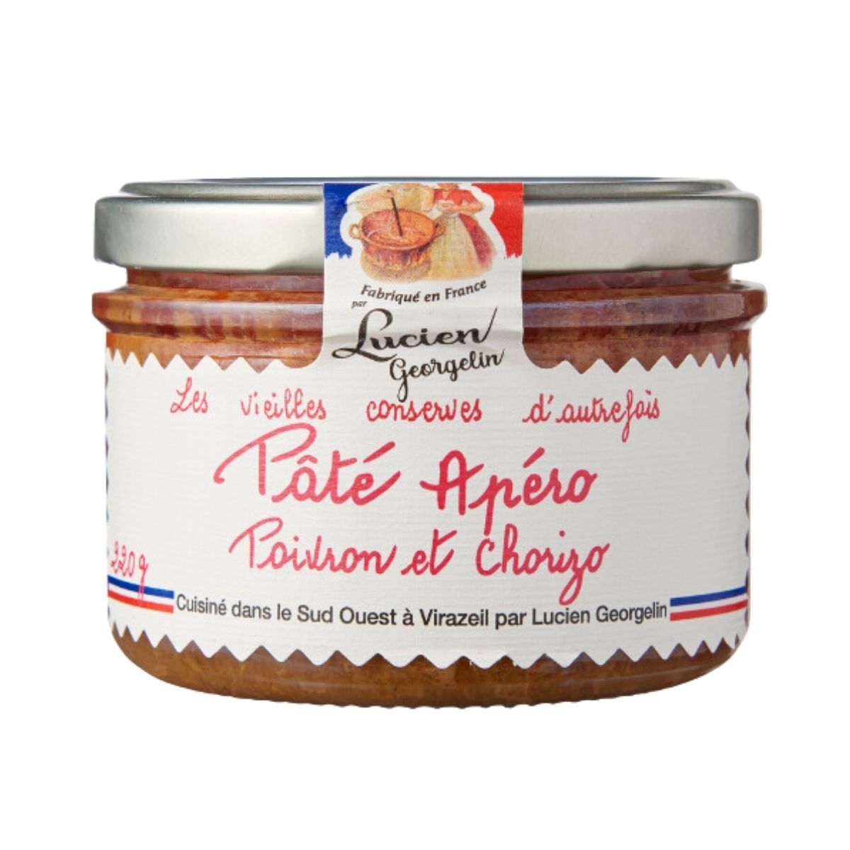 Lucien Georgelin Chorizo and Pepper aperitif Terrine 220g