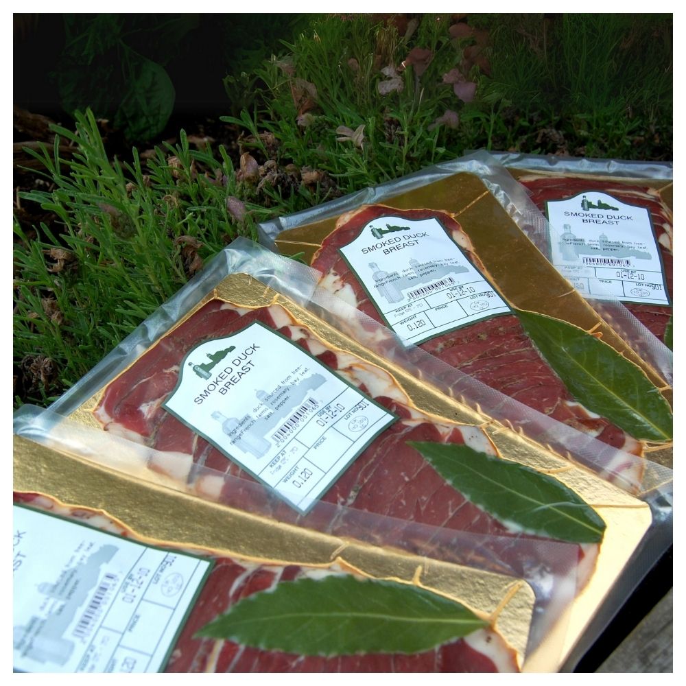 Mr Duck Home Made Smoked Duck breast sliced 40g
