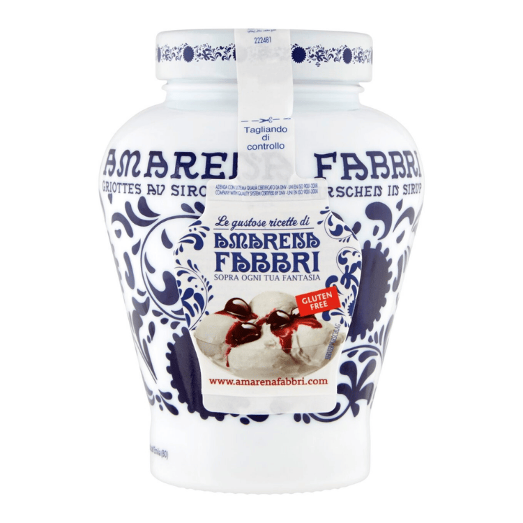 Fabbri Amarena Demi-glace Cherries & Syrup Jar 230g