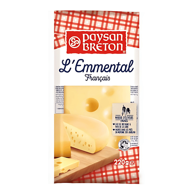 French Emmental Paysan Breton cheese 220g