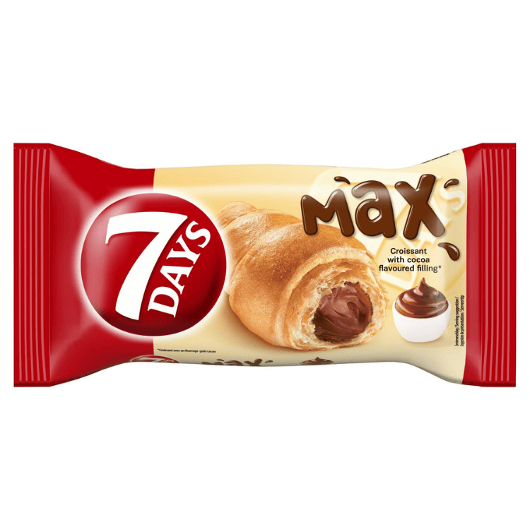 7 Days Max Croissant with Cocoa Flavoured Filling 80g
