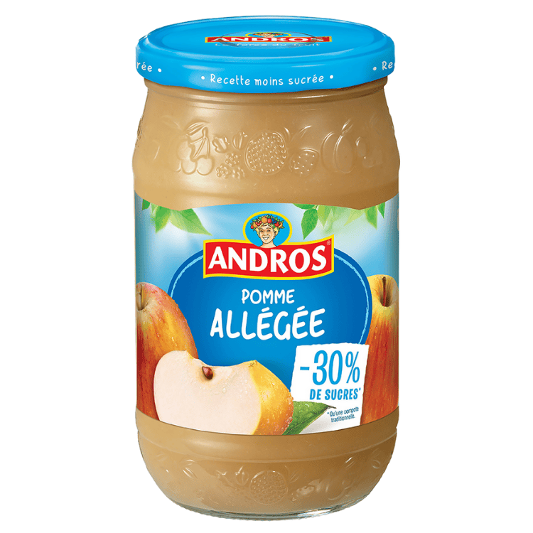 Andros Plain diet apple stewed Jar 730g