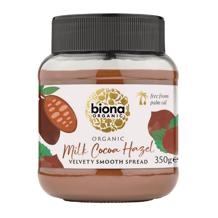 Biona Organic Milk chocolate Hazelnut spread 350g