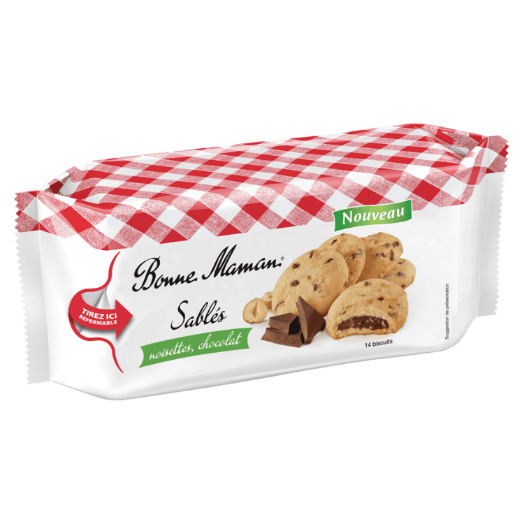 Bonne Maman Chocolate and Hazelnut Shortbread 150g