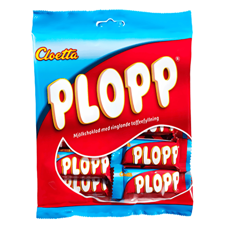 Cloetta Plopp Mini – Chocolate with Caramel 156g